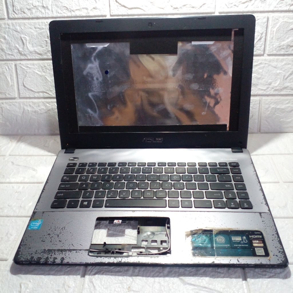 Casing body kesing case minus asus x450c series x450 x450cc ori non mulus
