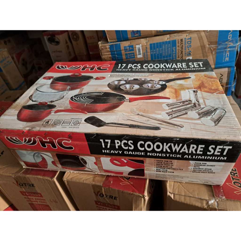 HC Panci Cookware Set 17 Pcs