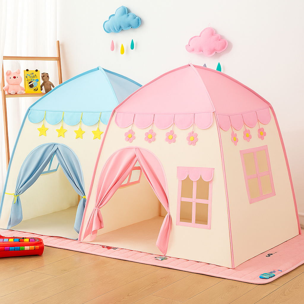 TENDA MAINAN ANAK JUMBO CASTLE PREMIUM | Rumah-Rumahan Anak Bentuk Istana [SNI]