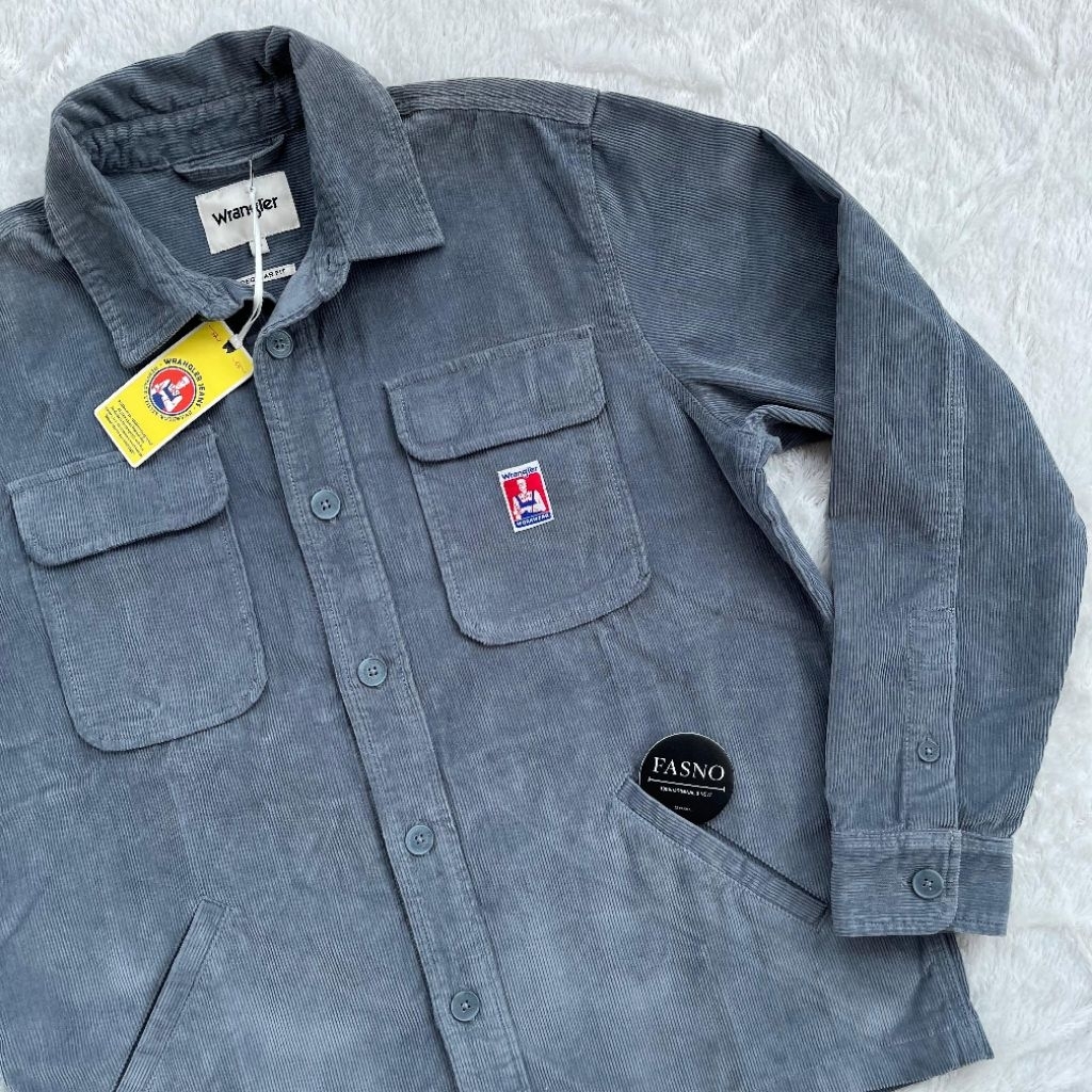 [NEW & ORIGINAL] Wrangler HERITAGE Special Series : Jacket "CORDUROY". [ Dusty Blue ]