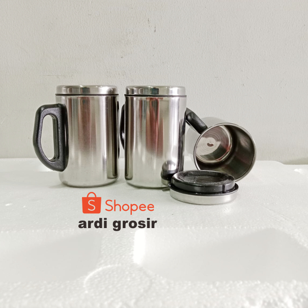 mug stainless 350ml mug promosi mug cetak custom mug polos satuan (grosir) mug polosan