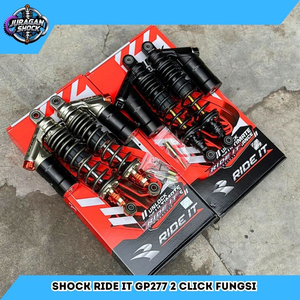 Shock Ride It GP 277 Double Click RDC 277 for Motorcycle Bebek RX King CB GL Mega Pro