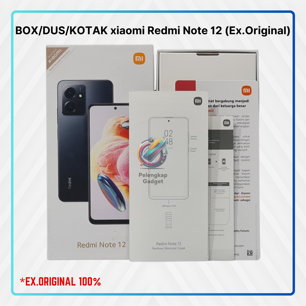 

BOX/DUS/KOTAK xiaomi Redmi Note 12 (Ex.Original)