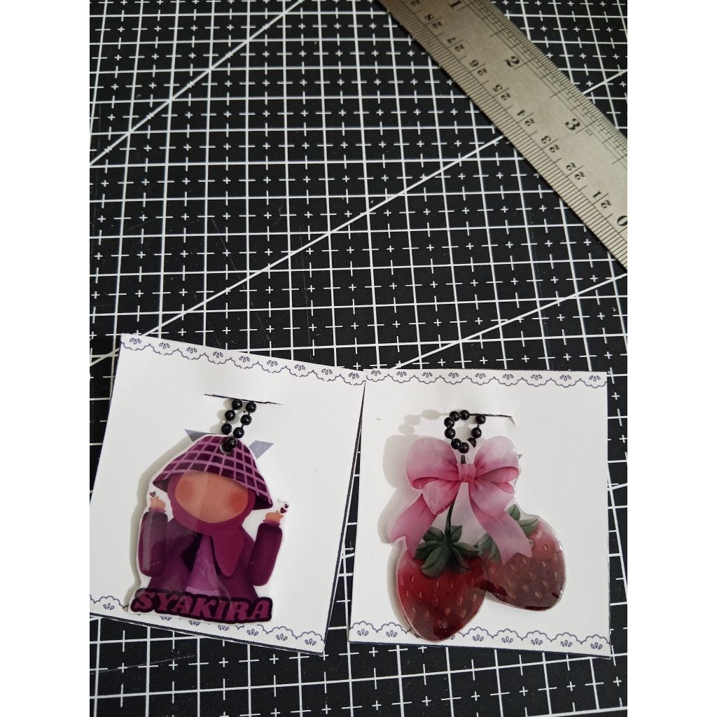 [PROMO] keychain shrink paper white, keychain shrink paper transparan, keychain shrink paper custom