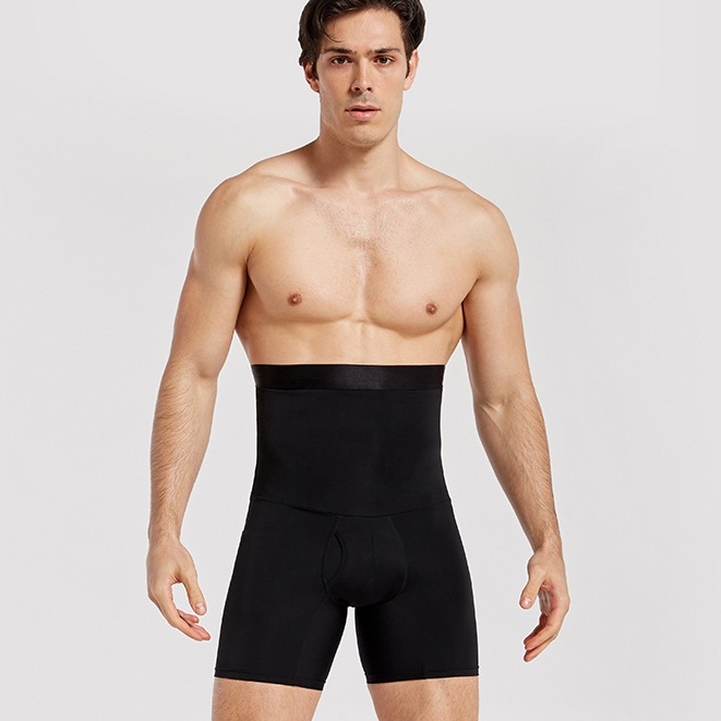 Celana Korset High Waist Pria Pembentuk Tubuh /'Pelangsing Perut /korset celana pria 1703