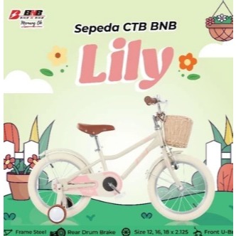 SEPEDA ANAK PEREMPUAN BNB LILY