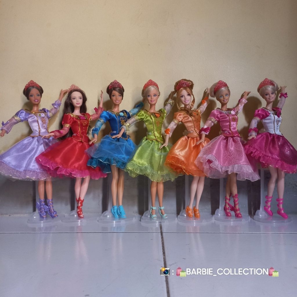 Barbie movie 12 dancing princess versi cosplay