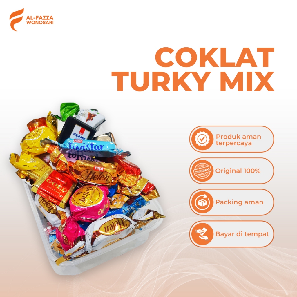 

Coklat Turki Arab Mix Varian Premium Original isi Banyak - Cemilan Manis Oleh Oleh Haji & Parcel Eksklusif