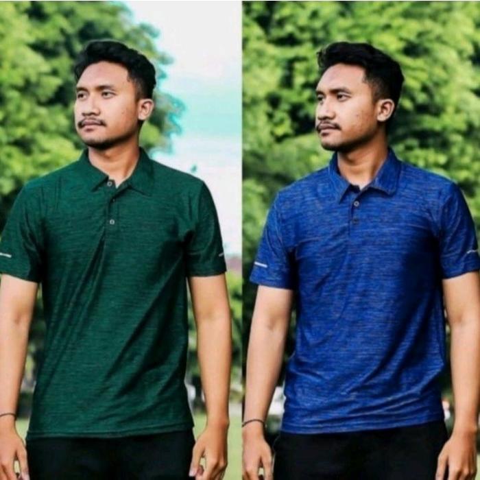 Kaos Kerah Pria Polos Lengan Pendek / kaos Polo berkerah lengan pendek