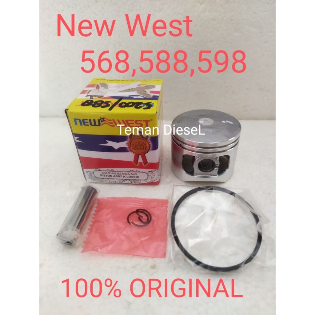 Piston Assy Chainsaw New west 588 568 598 ORiGiNAL New west
