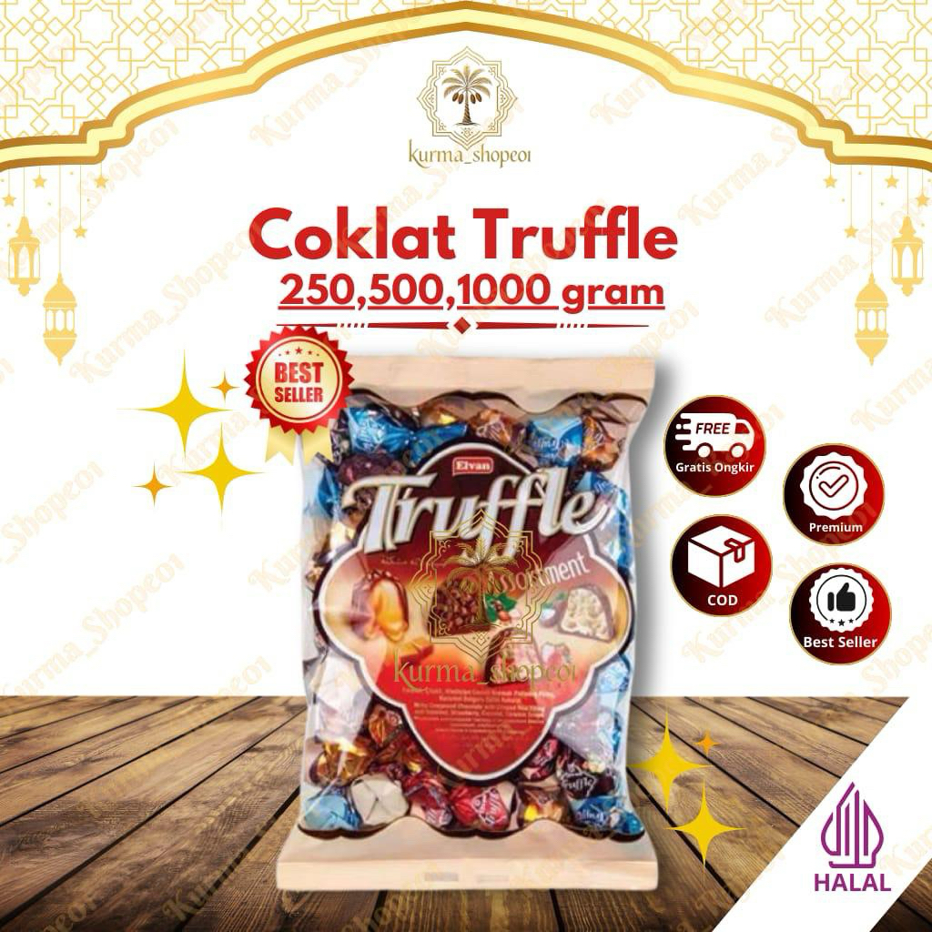 

Coklat truffle 1kg | Coklat arab | turki mix