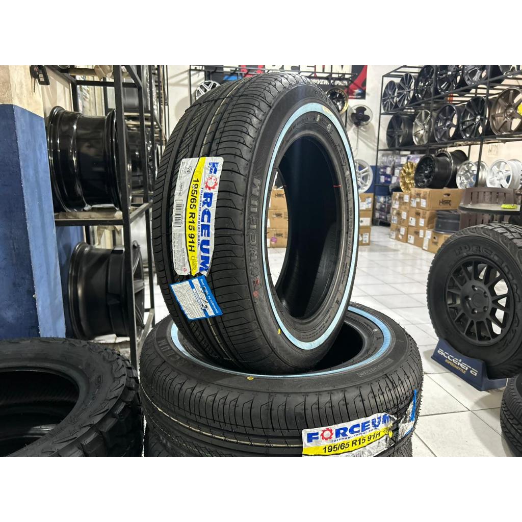 Ban 195 65 r15 Ban Mobil Tubles Lis garis Putih 195 65 r15 Forceum Ecosa Wlw