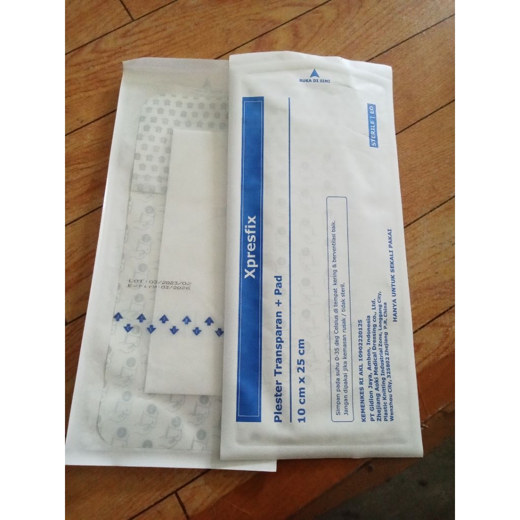 XPRESFIX PLASTER LUKA ANTII AIRR TRANSSPARANN 10X25 CM