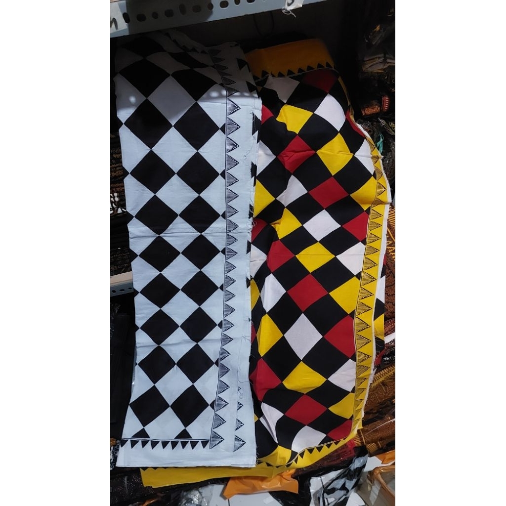 Kain Poleng Jarik Bali Kain Kotak  Kotak