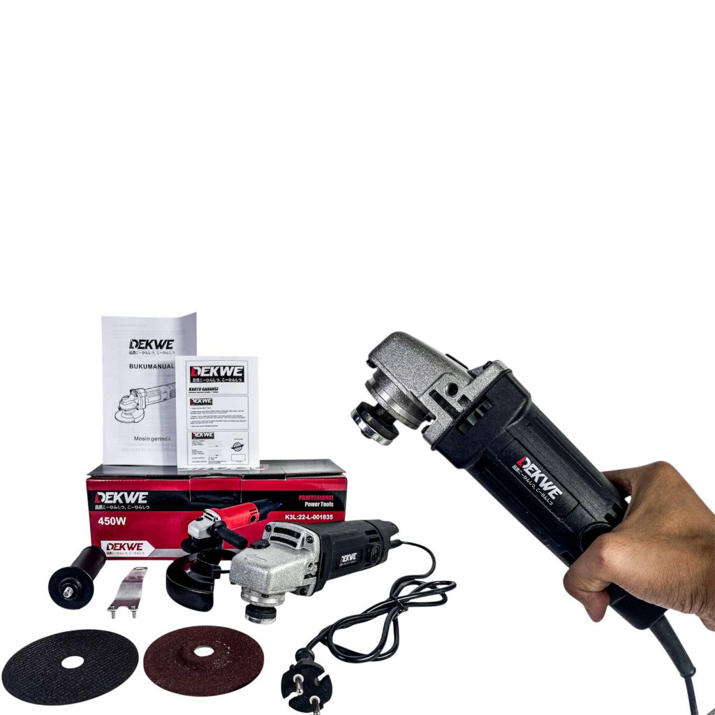Gerinda tangan 4inch dekwe type DK7010  listrik LOW WATT