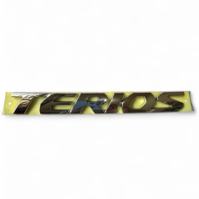 Emblem Tulisan TERIOS Chrome Aksesoris Mobil Daihatsu Terios