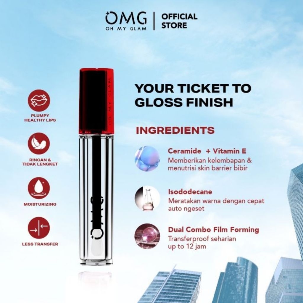 OH MY GLAM Gloss Lip Finish Lip Gloss | OMG Lip Gloss