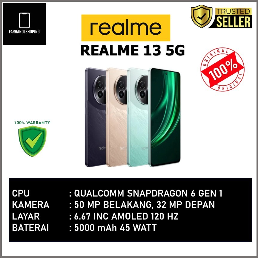REALME 13 5G RAM 12GB ROM 256GB