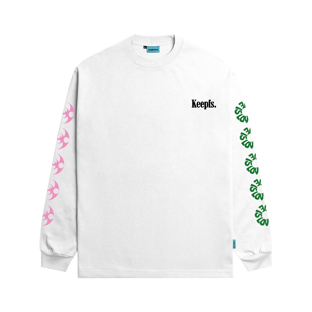 KEEPFS | T-shirt Long Sleeve White 16s | Adore