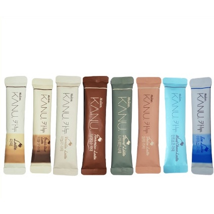 (5PCS & 10 PCS) Maxim Kanu Coffee - Kopi Instan Asli Korea 1 Sachet (LATTE-DOLCE- DECAFF-VANILLA)