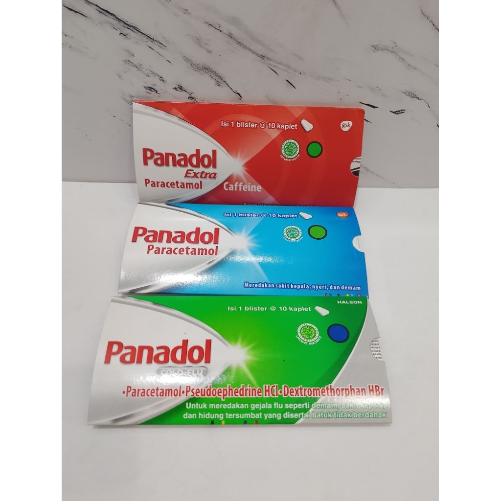 PANADOL PARACETAMOL/EXTRA/BATUK&FLU