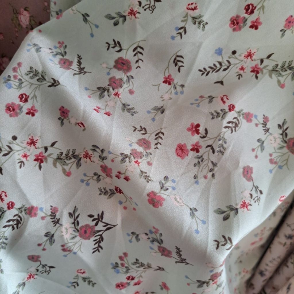 kain satin motif - kain silk luxury - kain silk Armani premium - kain silk import - kain satin silk 