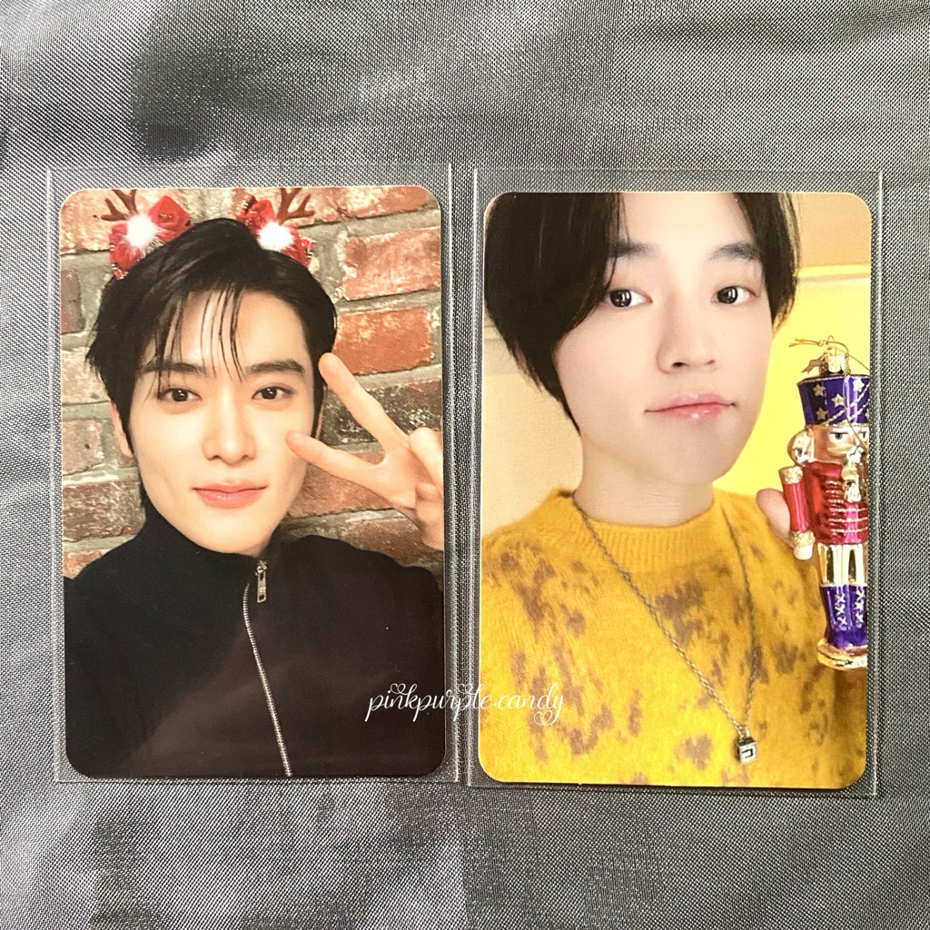 READY Official Photocard Pc Chenle Jaehyun Pink Christmas 2024 NCT Dream 127 photo trading card tc p