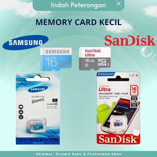 MICRO SD/MEMORY CARD/MEMORY KECIL/KARTU SD/SD CARD