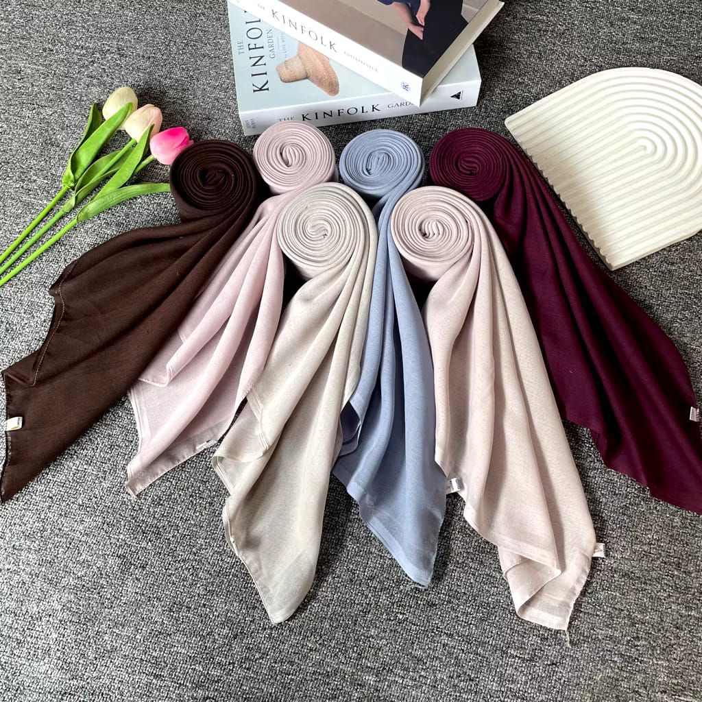 Hijab segi empat paris jadul by VARISHA ORIGINAL