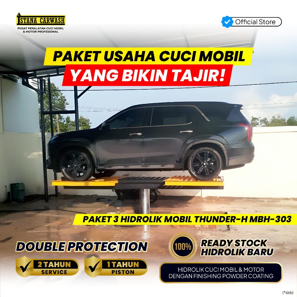 Paket Peralatan Steam Mobil Hidrolik “3 HIDROLIK” MBH-303 IKAME