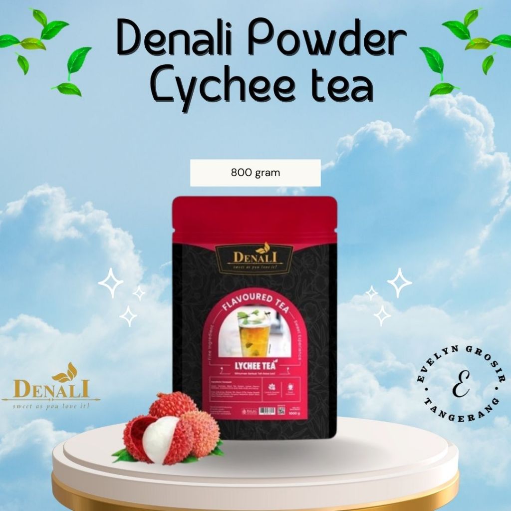 

DENALI BUBUK LYCHEE TEA | POWDER LECI | LICI | LECHEE 800 gr