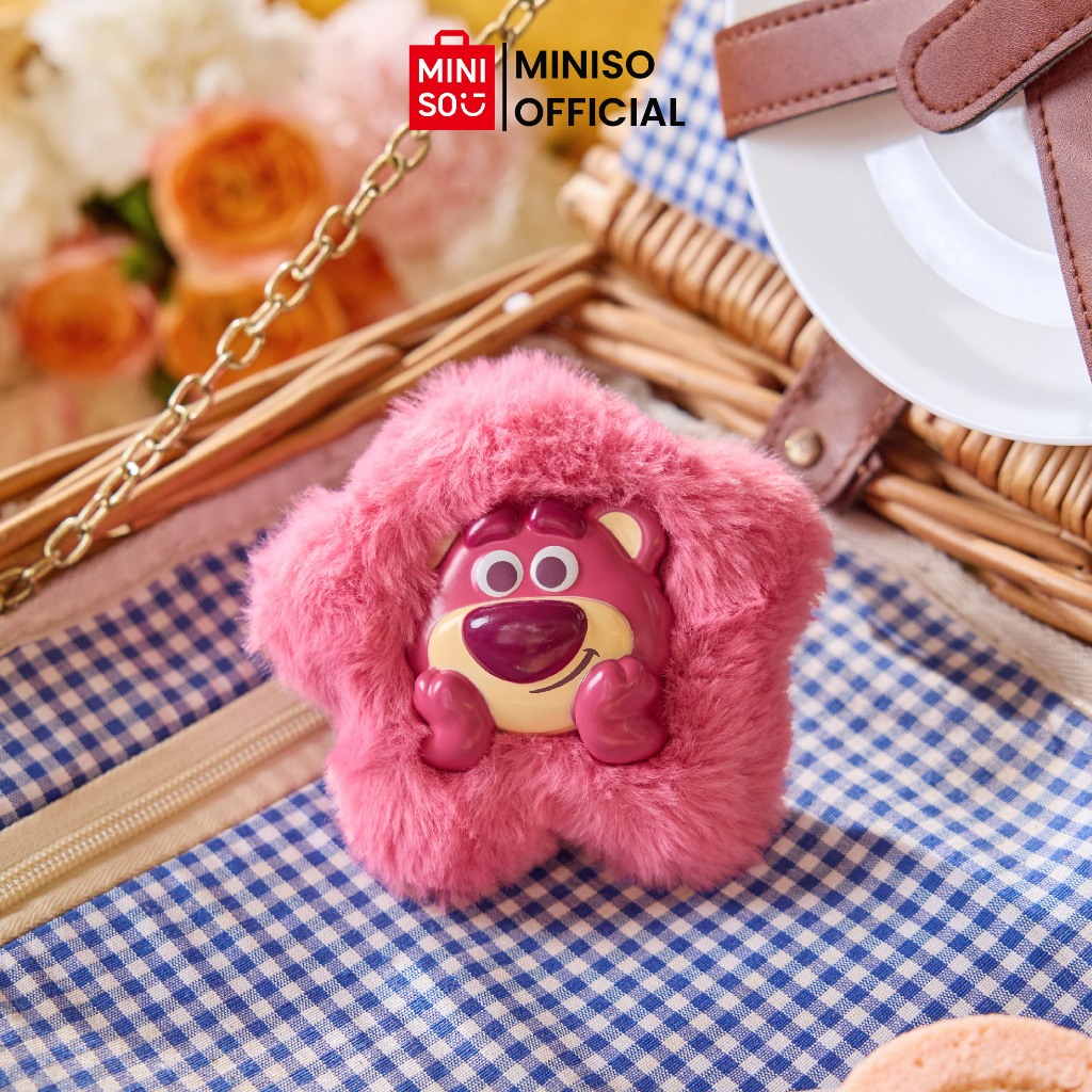 MINISO Disney Fluffy Season Collection Lying Flower Surprise Box Pendant Blind Box Gantungan Kunci T