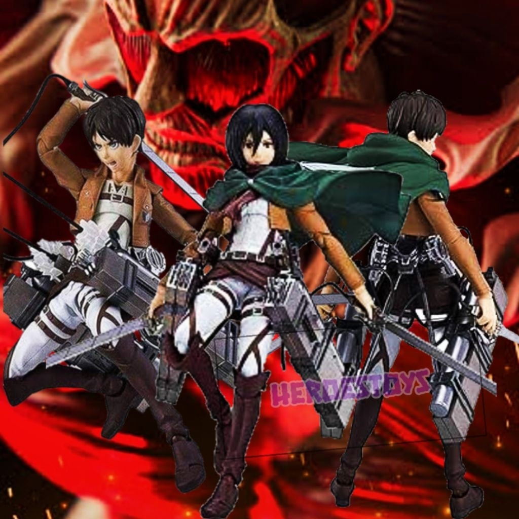 Figma MIKASA 207 Attack On Titan Mikasa Action Figure Mikasa