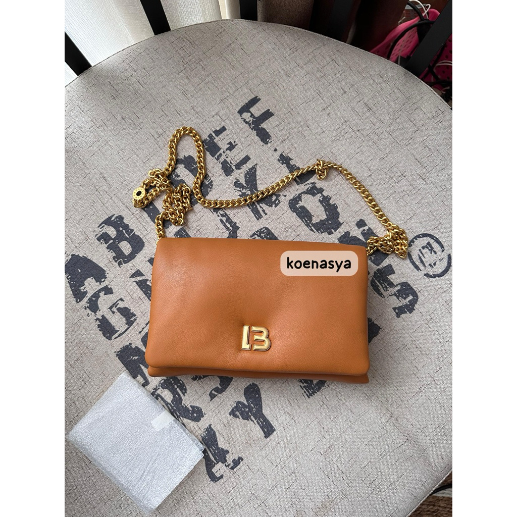 tas slempang bimba y lola byl crossbody flap BAG tan camel new (kurleb 19.5 x 2 x t 13cm) hp muat