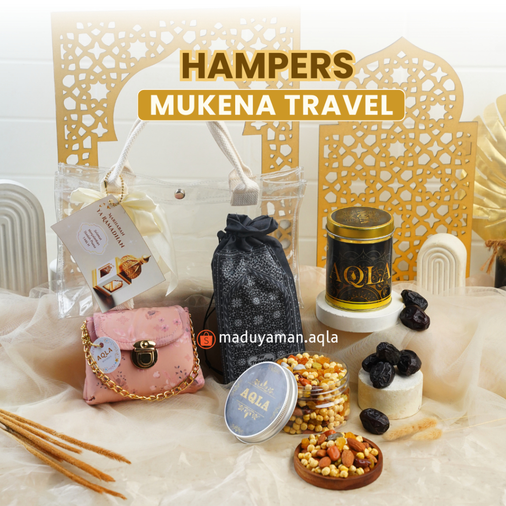 Hampers Mukena Set Traveling Hampers Ramadhan Tas Mika