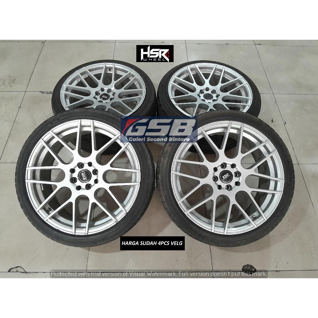 VELG BEKAS MODEL AR EVOLUTION R18 X7,5/8,5 8X100/114,3 ET45 (HARGA TANPA BAN)