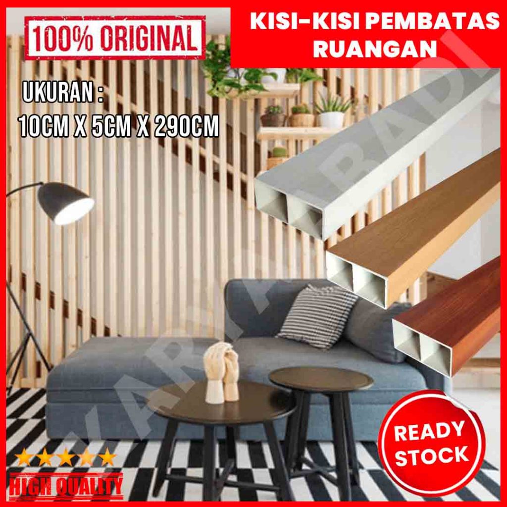 Kisi-Kisi Wpc Pembatas Ruangan / Partisi Hollow Indoor Wpc Kisi Kisi