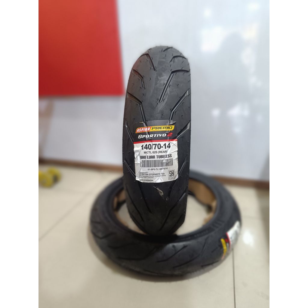 BAN ASPIRA PREMIO SPORTIVO 2. 140/70-14 (ORIGINAL 100%)