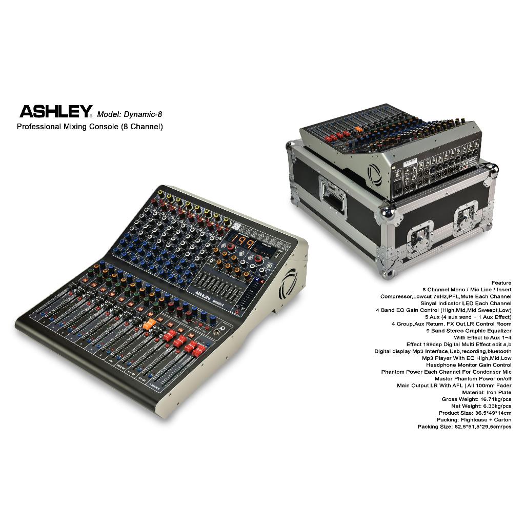 Mixer ASHLEY DYNAMIC 8  mikser Ashley DYNAMIC8 - ORIGINAL plus hardcase