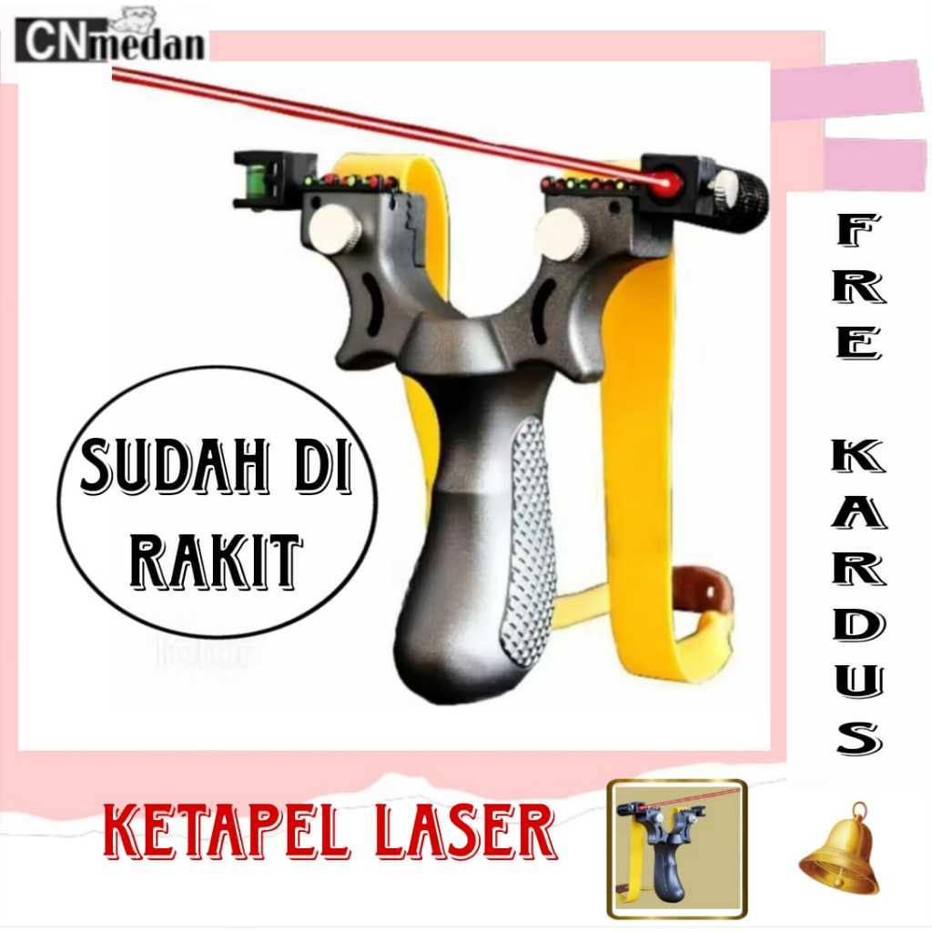 Ketapel Laser Tactical Katapel Berburu Slingshot Laser Big Power Original