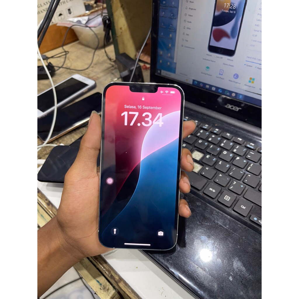 Lcd Iphone 13pm ori copotan