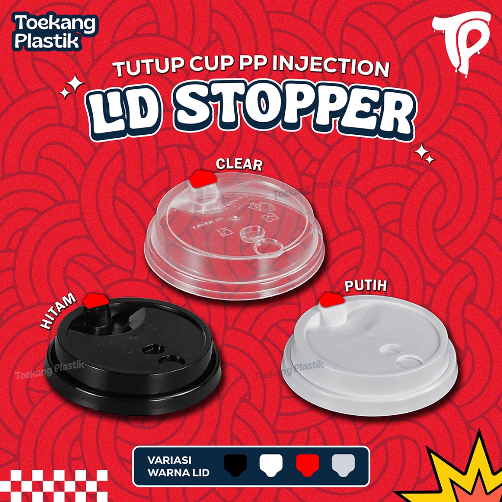 Lid Stopper Cup PP Injection - Tutup Stopper Cup Injection