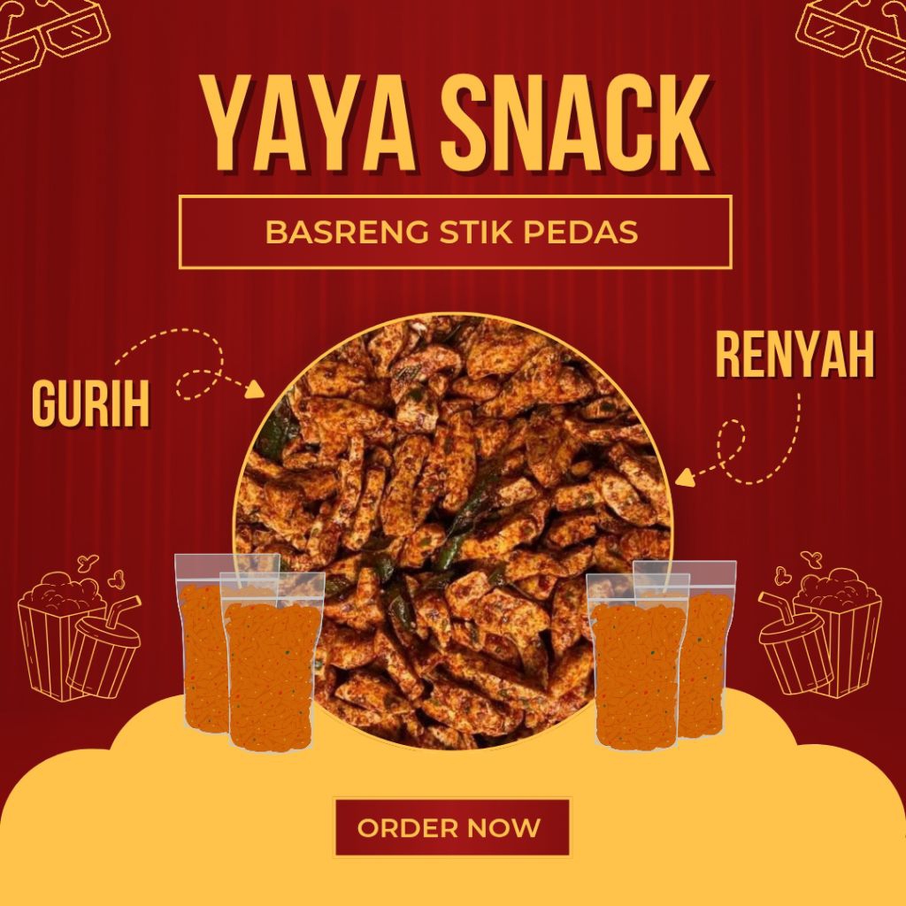 

Basreng Stik Pedas Daun Jeruk 50Gr