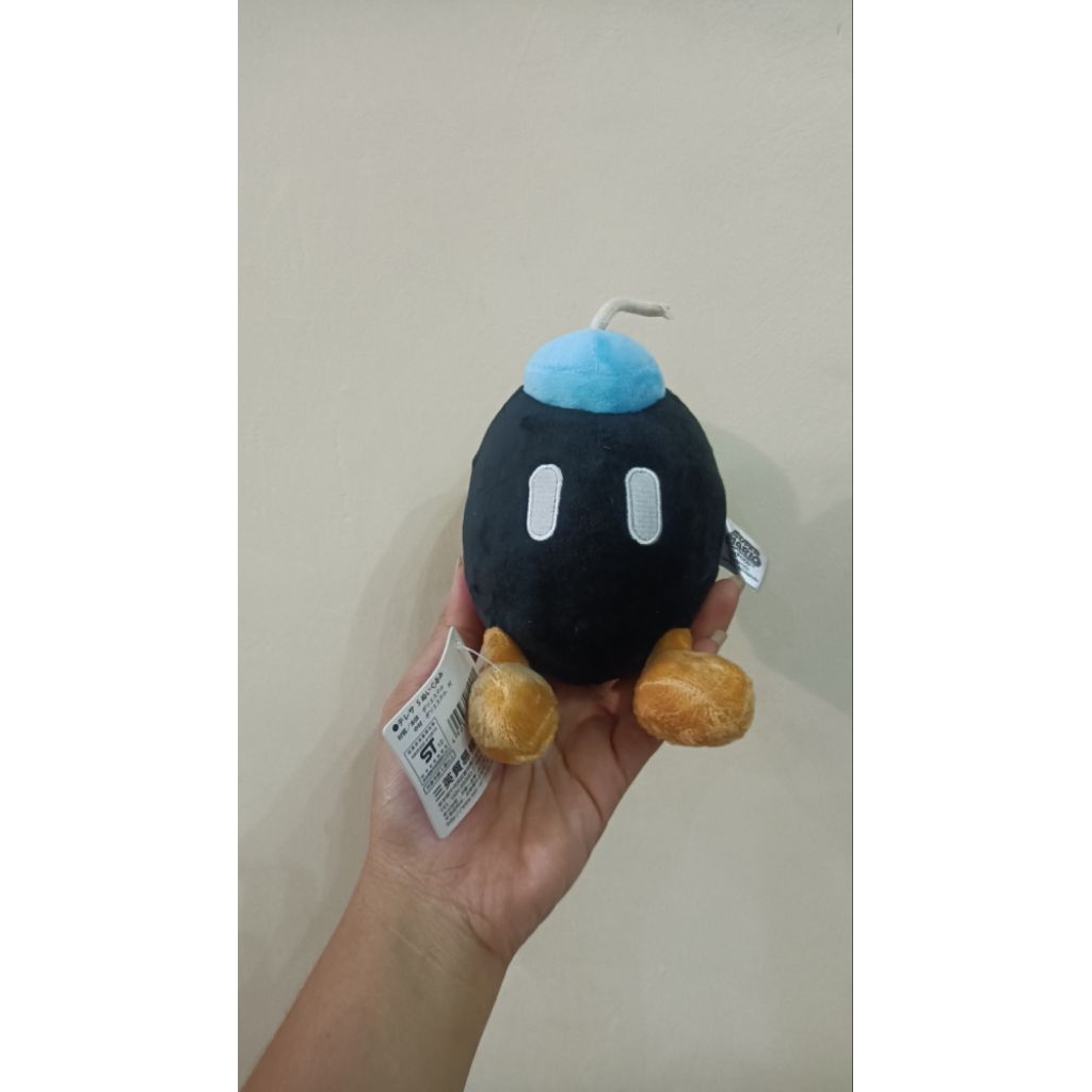 Boneka Super Mario Bob-Omb Ori Nintendo (Rare) Langka