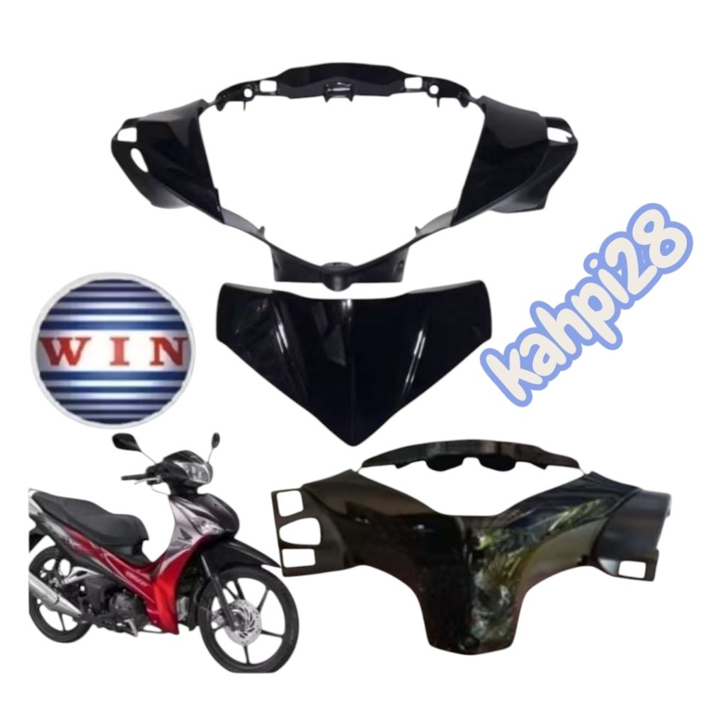 BATOK KEPALA DEPAN BELAKANG + VISOR SUPRA X 125 HELM IN