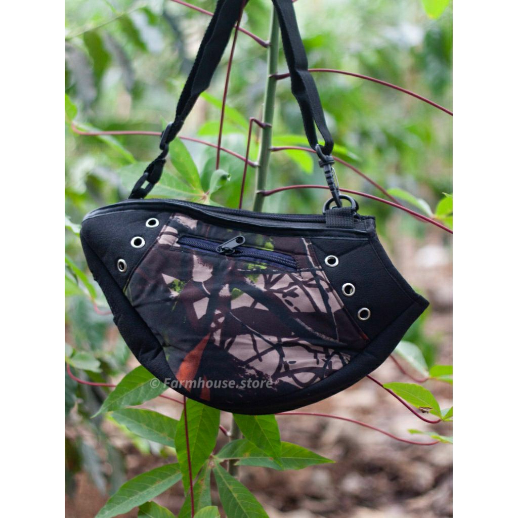 (TP01) TAS AYAM HUTAN/TAS PIKAT LORENG