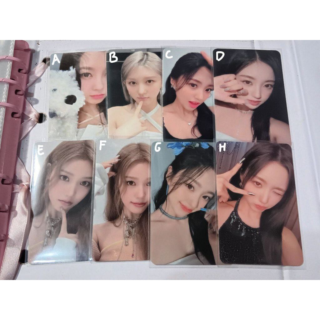pc photocard kep1er ive izna saebi dayeon yeseo gaeul