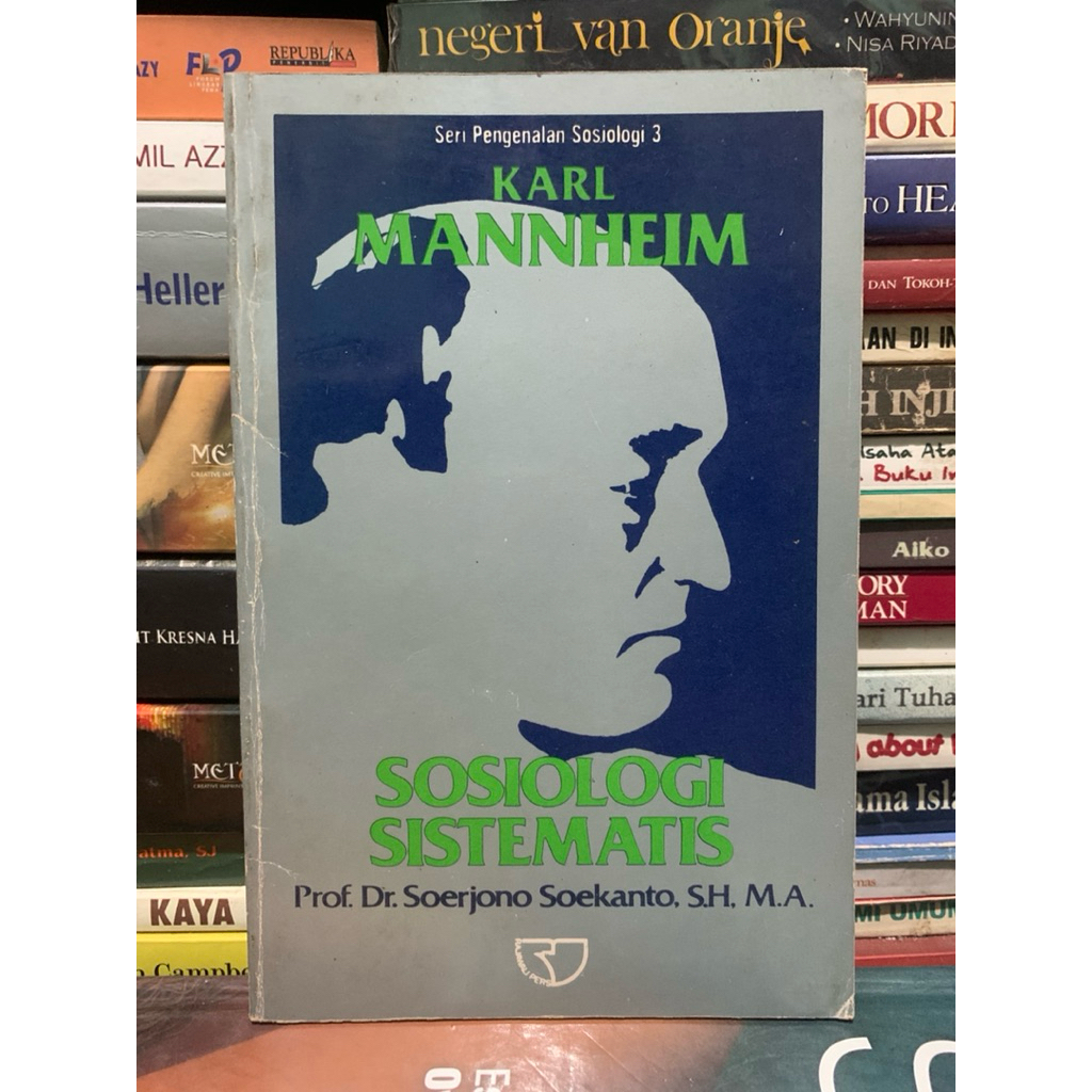 Sosiologi sistematis seri pengenalan sosiologi 3 karl mannheim by Prof soerjono soekanto ORIGINAL