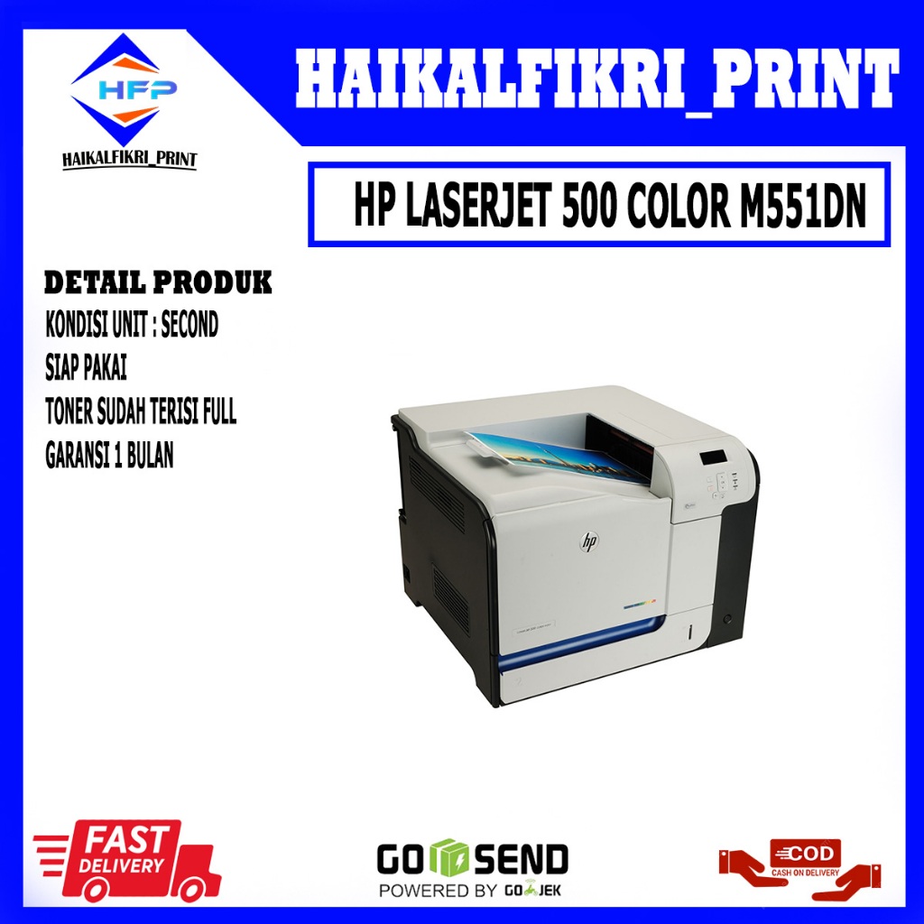 Printer HP LaserJet 500 color M551 dn