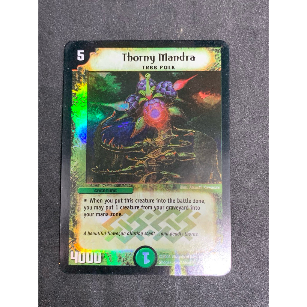 kartu duel master - thorny mandra